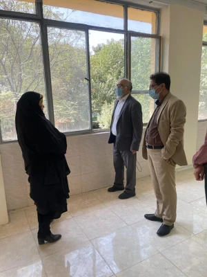 بازدید سرپرست و معاونت آموزشی مدیریت امور پردیس های استان تهران  از مرکز شهید منتظری 