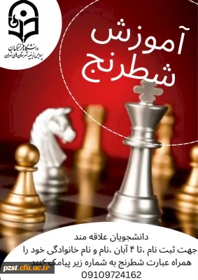 آموزش شطرنج در زینبیه