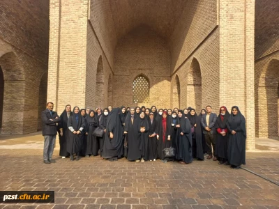 بازدید دانشجویان رشته الهیات از اماکن تاریخی شهرستان ورامین 