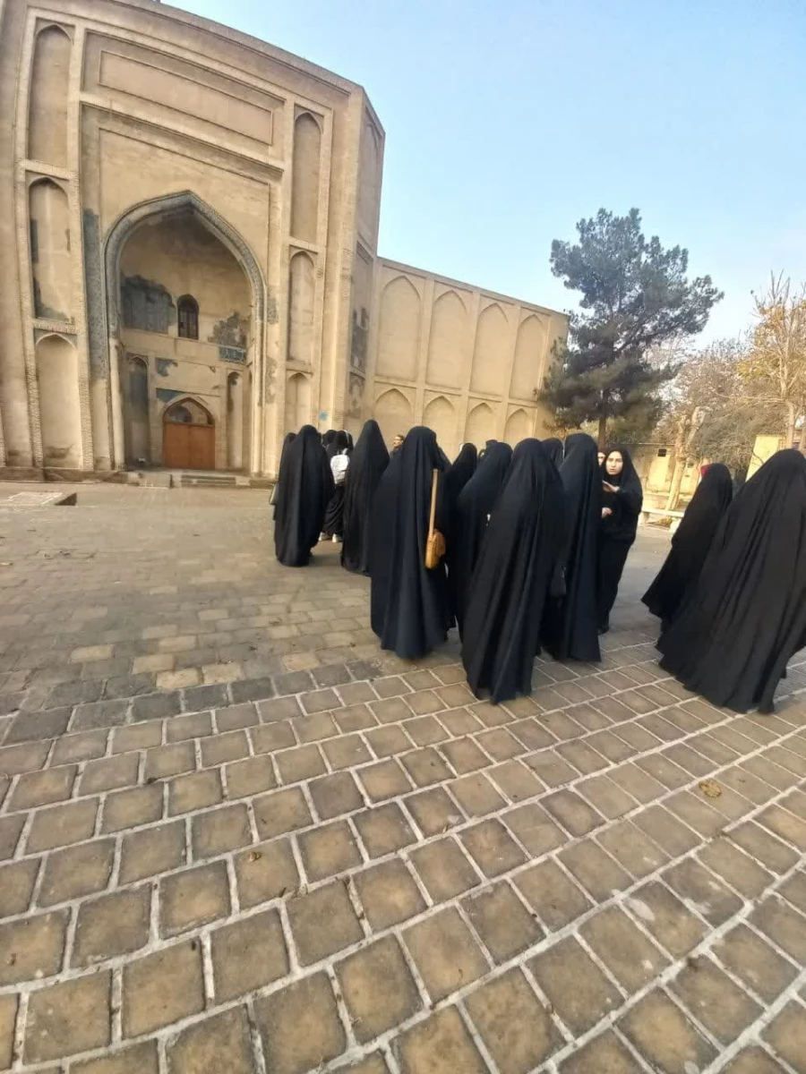 بازدید دانشجویان از مسجد جامع و قلعه ایرج ورامین