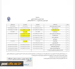 تقویم آموزشی نیمسال دوم سال تحصیلی 1401-1402 2