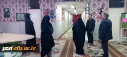 بازدید سرپرست مدیریت امور پردیس های استان تهران از پردیس زینبیه 2