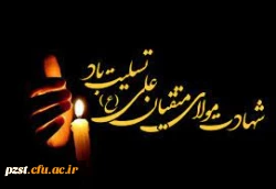 فرا رسیدن ایام شهادت مولای متقیان، حضرت علی (ع) تسلیت و تعزیت باد 2