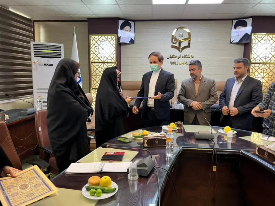 آیین تکریم و معارفه سرپرست جدید پردیس زینبیه 3