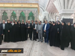 حضور سرپرست پردیس و جمعی از همکاران در مراسم تجدید میثاق دانشگاهیان با آرمان های حضرت امام خمینی (ره) 2