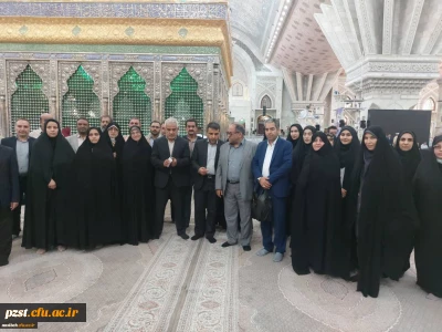 حضور سرپرست پردیس و جمعی از همکاران در مراسم تجدید میثاق دانشگاهیان با آرمان های حضرت امام خمینی (ره)