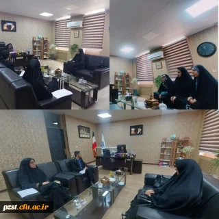 دیدار سرپرست گروه معلم فکور با سرپرست و جمعی از دانشجو معلمان