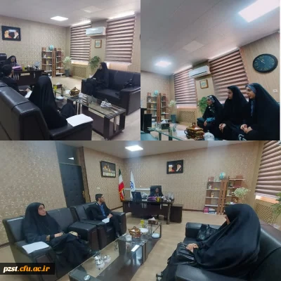 دیدار سرپرست گروه معلم فکور با سرپرست و جمعی از دانشجو معلمان