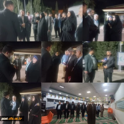 حضور فرماندار شهرستان پیشوا، مدیر کل آموزش و پرورش شهرستان های استان تهران، رئیس آموزش و پرورش پیشوا در پردیس زینبیه