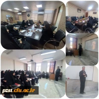 جلسه شورای فرهنگی با حضور فرماندار شهرستان در پردیس زینبیه 2