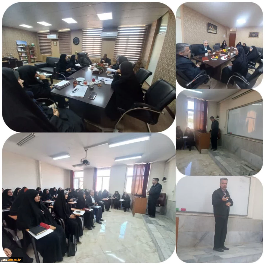 جلسه شورای فرهنگی با حضور فرماندار شهرستان در پردیس زینبیه 2