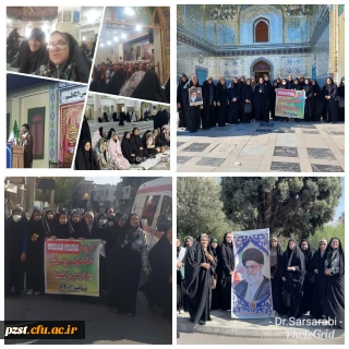 حضور مسئولین پردیس در نماز جمعه و راهپیمایی باشکوه در حمایت از مردم مظلوم فلسطین و کودکان مظلوم غزه