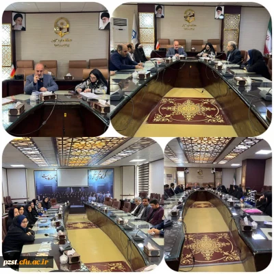 نشست مشاور مدیریت امور پردیس های استان تهران با اساتید و کارکنان پردیس