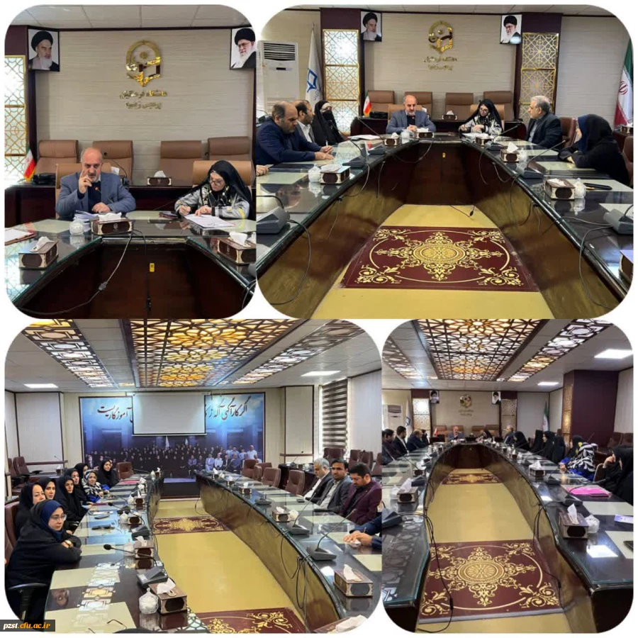 نشست مشاور مدیریت امور پردیس های استان تهران با اساتید و کارکنان پردیس 2