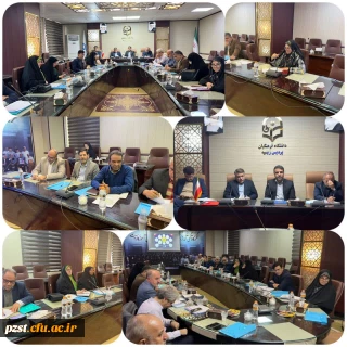 تشکیل نهمین جلسه شورای مدیران دانشگاه فرهنگیان استان تهران در پردیس زینبیه 