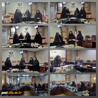 اولین نشست شورای صنفی با مسئولین پردیس 