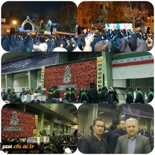 مراسم وداع با دانشجو معلم شهیده فائزه رحیمی در نسیبه