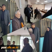 بازدید رئیس حراست مدیریت امور پردیس های استان تهران  و معاون حفاظت فیزیکی سازمن مرکزی از پردیس زینبیه مرکز ورامین 2