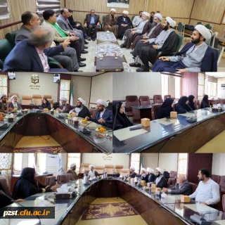 جلسه نهاد نمایندگی مقام معظم رهبری (مدظله العالی) دانشگاه فرهنگیان استان تهران با مسئولین پردیس 