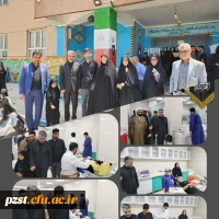 بازدید سرپرست پردیس و مسئولین شهرستان از مرکز درمانی شهید مهتدی و تیم جهادی پزشکی مستقر در شهرک خورشید هشتم 2