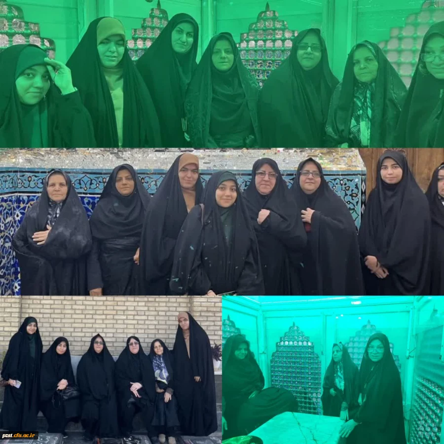 شرکت سررپرست پردیس، جمعی از همکاران و دانشجویان در آیین غبار روبی حرم مطهر جعفربن موسی الکاظم  2