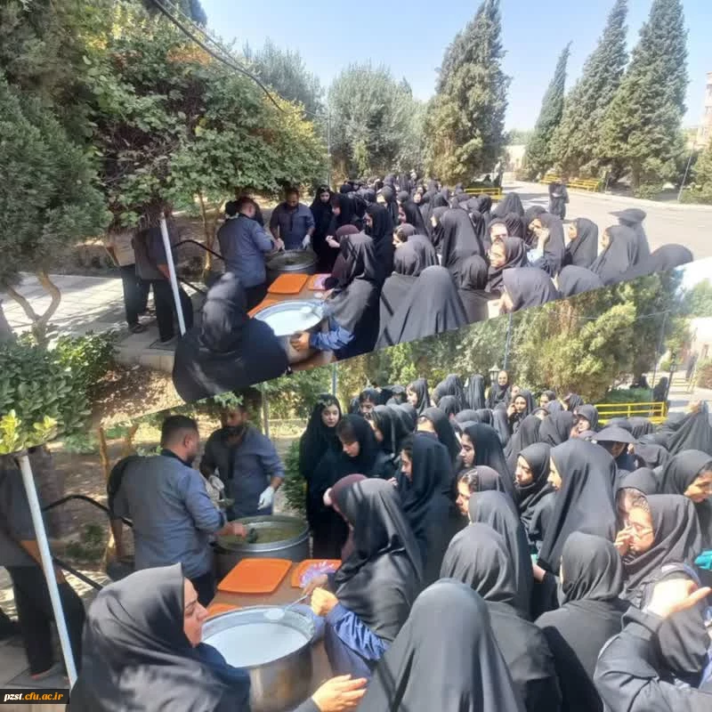 مراسم توزیع آش نذری به مناسبت مراسم هفتم سید و سالار شهیدان حضرت اباعبدالله الحسین 2