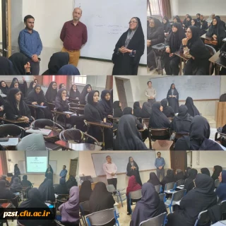 بازدید سرپرست پردیس از آخرین روز دوره مهارت آموزان پودمان دوم