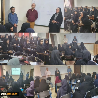 بازدید سرپرست پردیس از آخرین روز دوره مهارت آموزان پودمان دوم