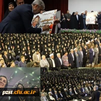 حضور پرشور دانشجویان زینبیه  و مسئولین در آیین استقبال از نو دانشجو معلمان در پردیس نسیبه 2