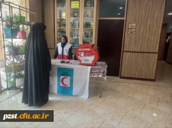 استقرار صندوق جمعیت هلال احمر شهرستان پیشوا جهت کمک به مردم مظلوم غزه و لبنان   2