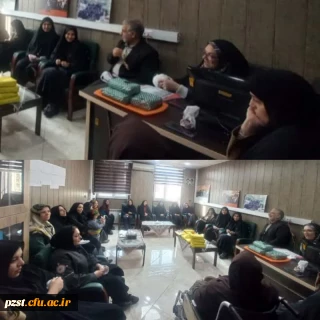 مراسم تقدیر از بانوان پردیس به مناسبت روز زن و هفته بصیرت