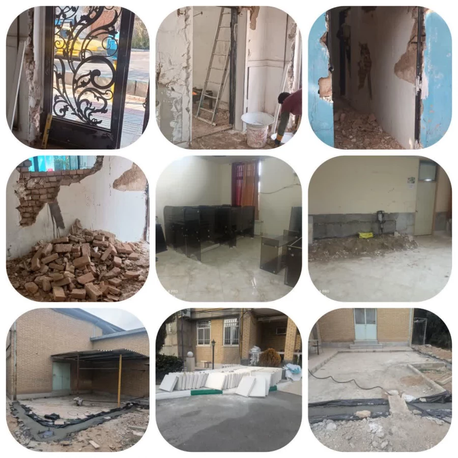 انجام پروژه های عمرانی و تجهیز کردن سایت، کلاس ها، سراهای دانشجویی در دو ساختمان پردیس زینبیه (پیشوا و ورامین) به روایت تصویر 2