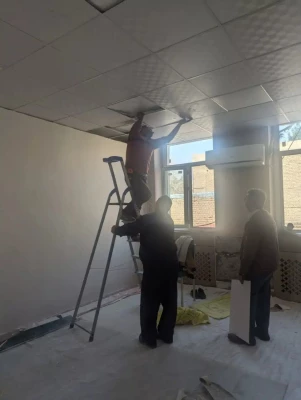 ادامه فعالیت های عمرانی و تجهیزاتی پردیس زینبیه و ساختمان ورامین