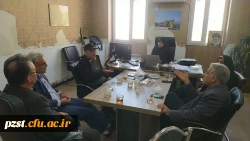 جلسه مسئولین پردیس با خیرین منطفه جهت توسعه و تجهیز پردیس 3