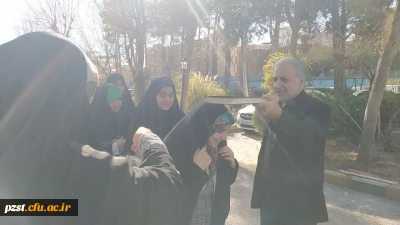 آیین بدرقه اولین گروه راهیان نور