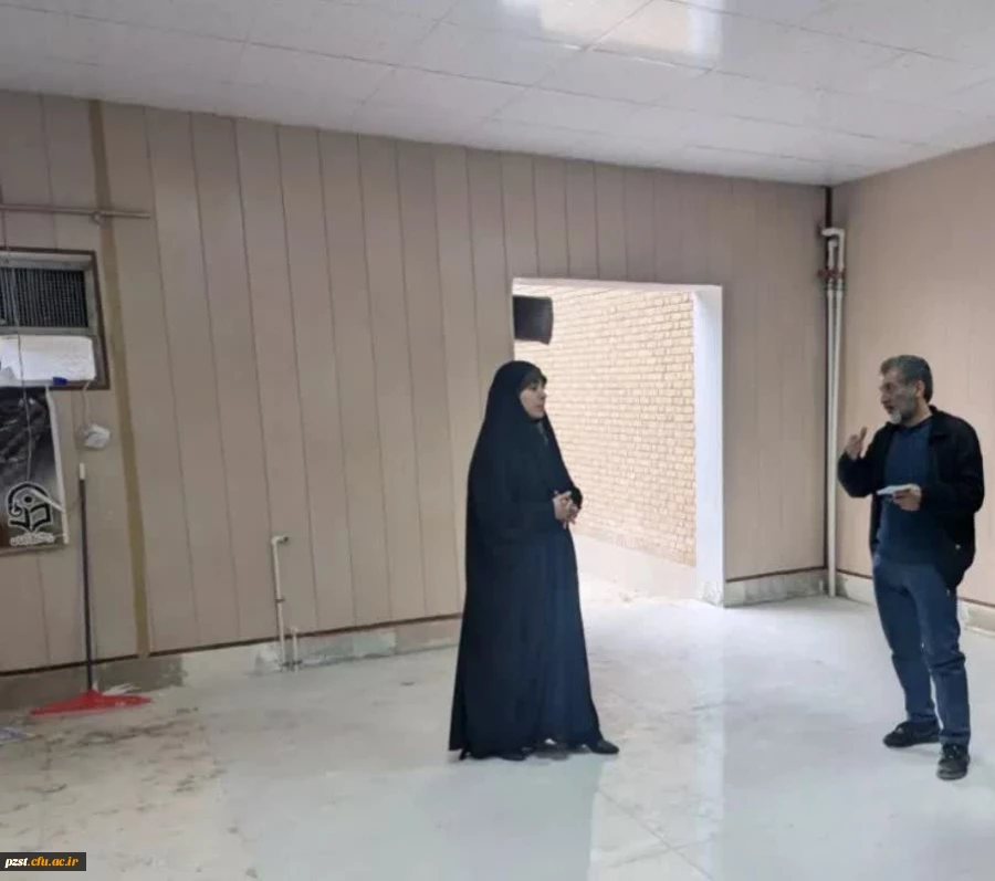 گزارشی مختصر از ۴۸ روز تلاش بی وقفه:
 ادامه روند آماده سازی فضاهای مورد نیاز و کاربردی در پردیس زینبیه به صورت پیوسته حتی درروزهای تعطیل 2