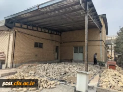 گزارشی مختصر از ۴۸ روز تلاش بی وقفه:
 ادامه روند آماده سازی فضاهای مورد نیاز و کاربردی در پردیس زینبیه به صورت پیوسته حتی درروزهای تعطیل 9