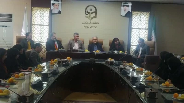  بازدید مسئولان دانشگاه فرهنگیان استان تهران از پردیس زینبیه
