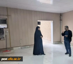 گزارشی مختصر از ۴۸ روز تلاش بی وقفه:
 ادامه روند آماده سازی فضاهای مورد نیاز و کاربردی در پردیس زینبیه به صورت پیوسته حتی درروزهای تعطیل