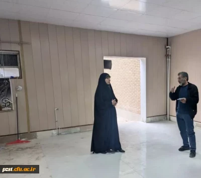 گزارشی مختصر از ۴۸ روز تلاش بی وقفه:
 ادامه روند آماده سازی فضاهای مورد نیاز و کاربردی در پردیس زینبیه به صورت پیوسته حتی درروزهای تعطیل