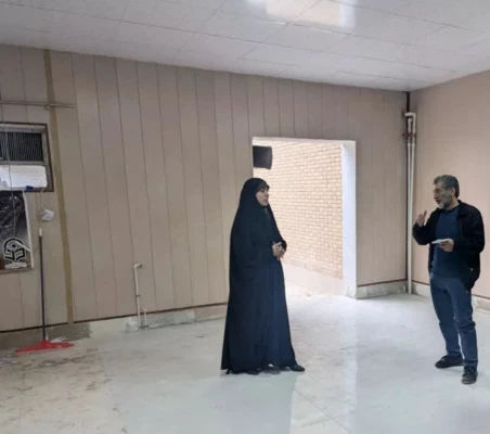 گزارشی مختصر از ۴۸ روز تلاش بی وقفه:
 ادامه روند آماده سازی فضاهای مورد نیاز و کاربردی در پردیس زینبیه به صورت پیوسته حتی درروزهای تعطیل