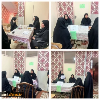 حضور کارشناس تغذیه و کارشناس مامایی در سرای کاج به مناسبت هفته سلامت 