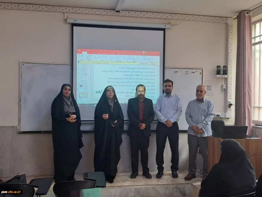 پیام تبریک و حضور سرپرست پردیس به مناسبت دهه کرامت و ولادت حضرت معصومه( س) و روز دختر در کلاس های درس 2