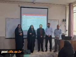 پیام تبریک و حضور سرپرست پردیس به مناسبت دهه کرامت و ولادت حضرت معصومه( س) و روز دختر در کلاس های درس 3