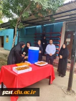 پیام تبریک و حضور سرپرست پردیس به مناسبت دهه کرامت و ولادت حضرت معصومه( س) و روز دختر در کلاس های درس 4