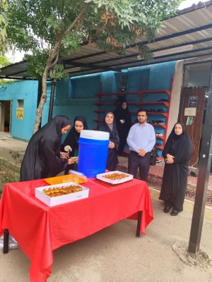 پیام تبریک و حضور سرپرست پردیس به مناسبت دهه کرامت و ولادت حضرت معصومه( س) و روز دختر در کلاس های درس 4