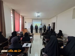 پیام تبریک و حضور سرپرست پردیس به مناسبت دهه کرامت و ولادت حضرت معصومه( س) و روز دختر در کلاس های درس 6