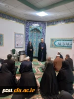 پیام تبریک و حضور سرپرست پردیس به مناسبت دهه کرامت و ولادت حضرت معصومه( س) و روز دختر در کلاس های درس 7