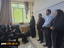 پیام تبریک و حضور سرپرست پردیس به مناسبت دهه کرامت و ولادت حضرت معصومه( س) و روز دختر در کلاس های درس 10