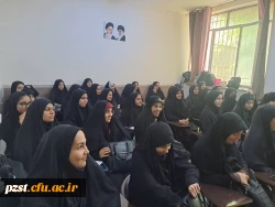 پیام تبریک و حضور سرپرست پردیس به مناسبت دهه کرامت و ولادت حضرت معصومه( س) و روز دختر در کلاس های درس 11